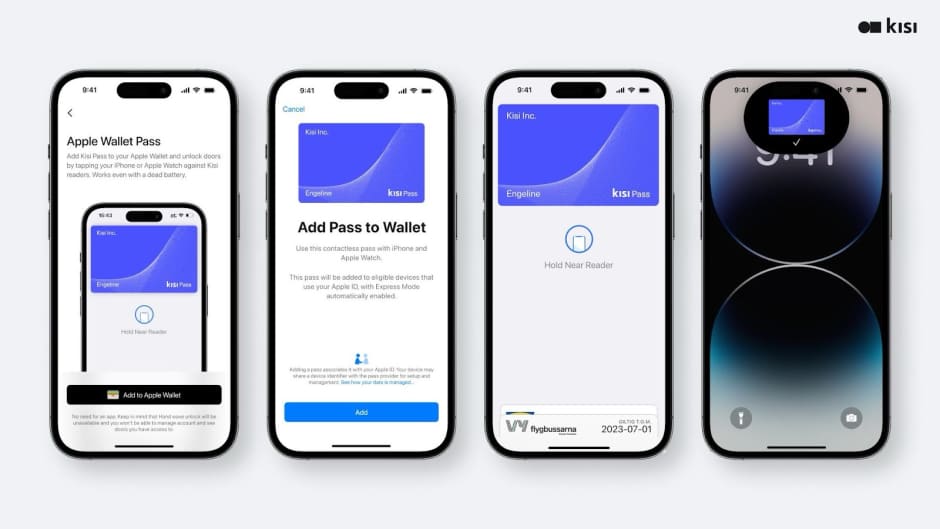 Adding an employee badge in Apple Wallet with Kisi