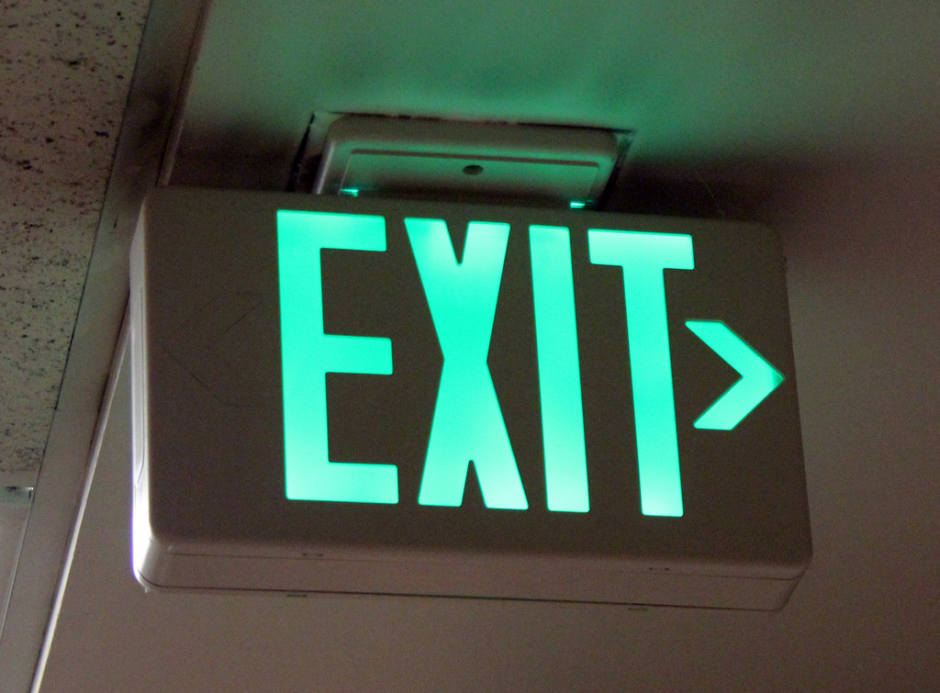 marked sign