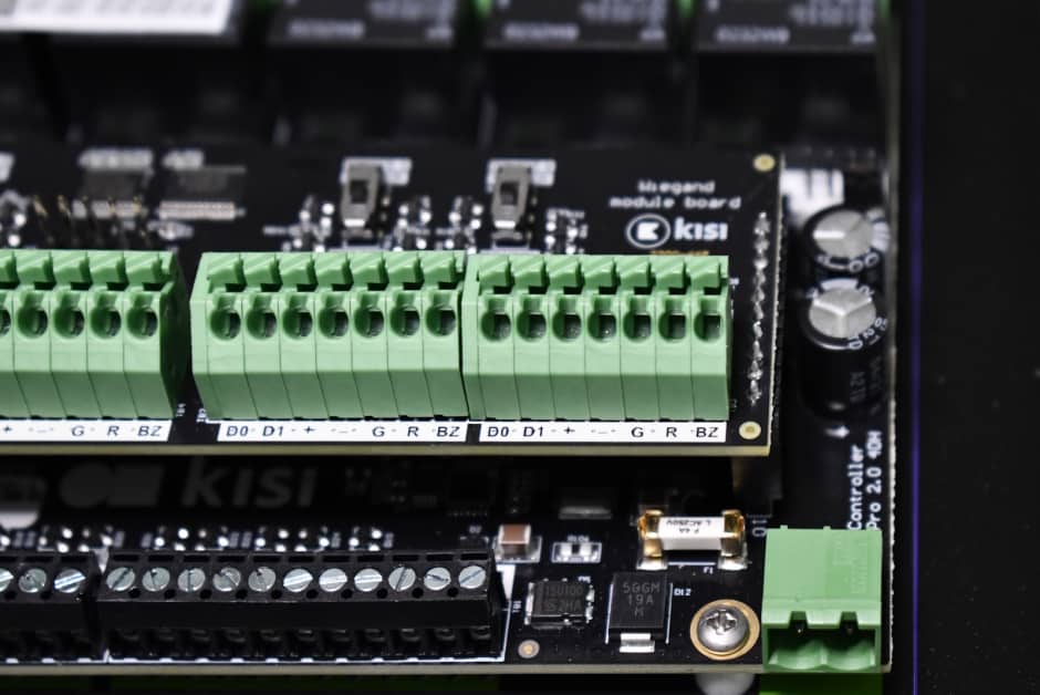 An image showing a close-up of Kisi's Wiegand board