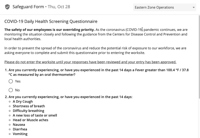 OfficeSpace-Safeguard-questionnaire