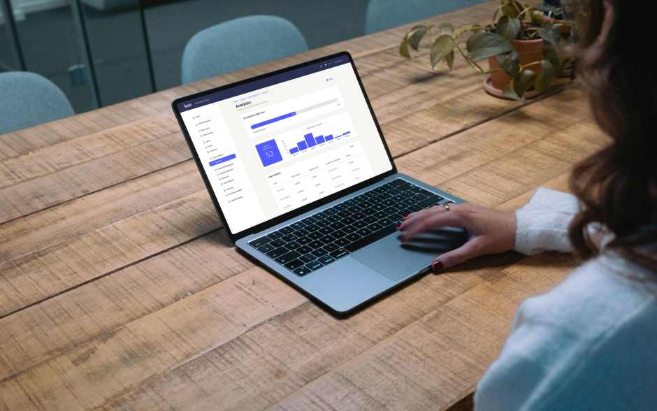 A person using the latest security technology to manage occupancy rates