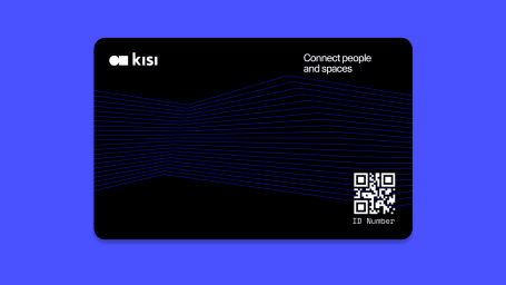 An image of a Kisi access cards that allows global access