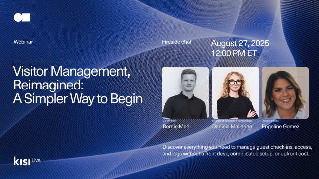 Visitor management webinar cover image