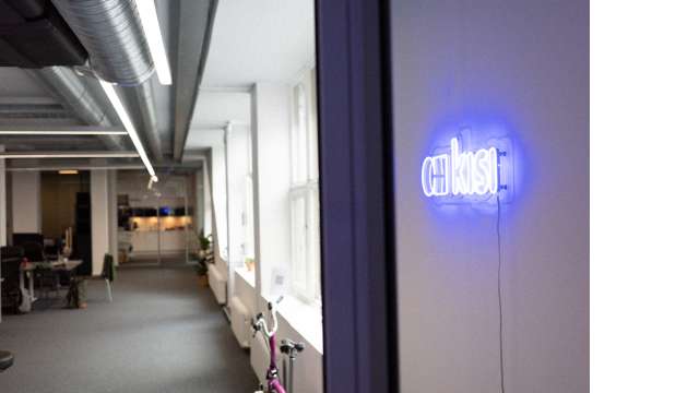 An image of the Kisi Stockholm office taken from the entrance
