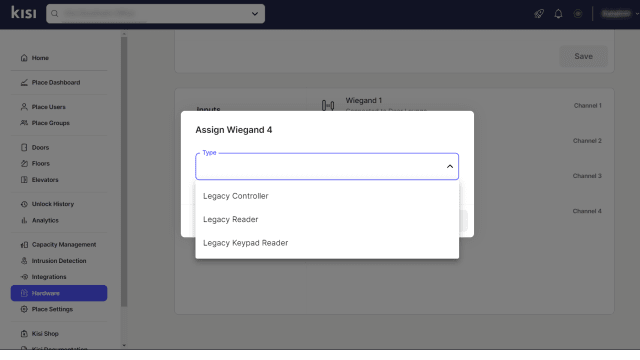 Kisi now supports legacy keypad readers