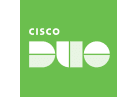cisco by DUO logo in green and white