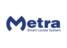 Metra Smart Lockers Logo in Blue