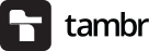 tambr logo black and white