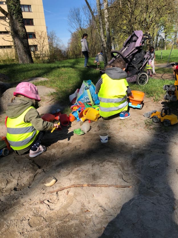 auf dem sandplatz