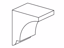 Fitzroy PTO Corbel 175x115x155mm, for use on mantle