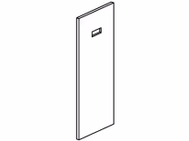 Fitzroy Corbel back panel 700x300x18mm, for use on mantle