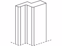 Porter Corner Post, 2400xx58x105mm