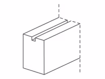 Milbourne PTO Cornice, lighting pelmet 50x3050x28mm