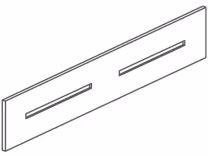 Hunton PTO Top panel 250x1500x18mm, for use on mantle