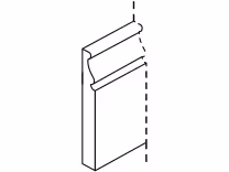 Hunton Plinth, moulded 132x3050x24mm