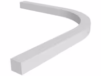 Madison Quadrant End Cornice / Light Pelmet