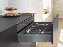 Blum Internal Legrabox Orion Grey pre built M Height drawer  270 DEEP