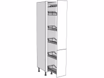 Tallboy storage unit for pull out larders 1250mm high True Handleless version