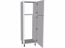 Low fridge freezer housing carcass 1825mm high True Handleless version