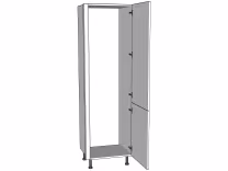 Medium fridge freezer housing carcass 1970mm high True Handleless version