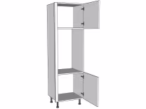 Medium oven housing carcass 1970mm high True Handleless version