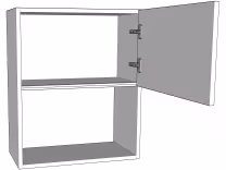 Microwave wall appliance housing True Handleless version
