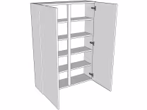 Tall Double Kitchen Dresser Unit with doors/drawer fronts