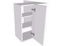 Peninsula variable corner wall unit carcass with doors/drawer fronts