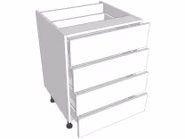 4 drawer kitchen unit drawer pack with doors/drawer fronts