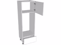 Low oven housing 1825mm high with drawer box with doors/drawer fronts