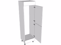 Tall fridge freezer housing carcass 2150mm high with doors/drawer fronts