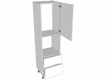 Tall oven housing carcass 2150mm high with drawer boxes with doors/drawer fronts