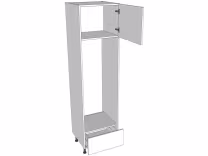 Tall oven housing 2150mm high with drawer box with doors/drawer fronts