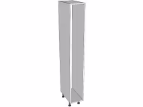 Tallboy storage unit for pull out larders 1250mm high
