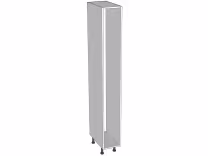 Tall storage unit for pull out larders 2150mm high