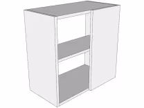 Peninsula variable corner wall unit carcass