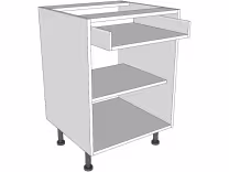 Peninsula drawerline base unit