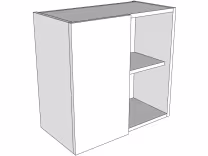 Variable corner wall unit carcass