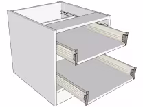 2 drawer bedside cabinet