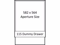 Built under oven - dummy drawer specification