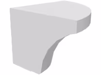 Ellesmere Quadrant End Cornice Block