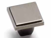 westminster square knob in antique nickel