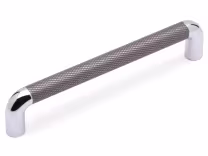 lany knurled D handle in antique copper and chrome