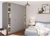 Austin tongue and groove bedroom replacement fitted wardrobe doors