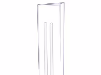 unique fluted pilaster
