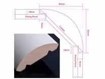 unique rounded pilaster