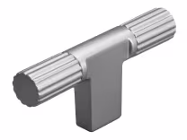 Florence T Bar Knob in stainless 
