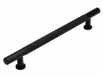 Knurled Aluminium Handle 160mm in satin black