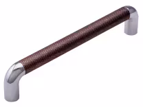 Lany Handle in pewter/chrome