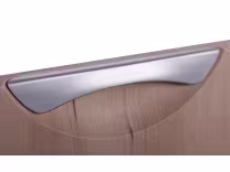 Scoop Inset Handle in brushed nickel